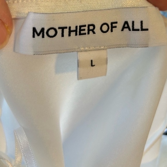 MOTHER OF ALL Carmen Dress in White - Picture 5 of 7